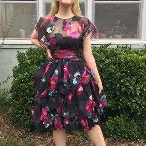 Vintage 80s designer dress